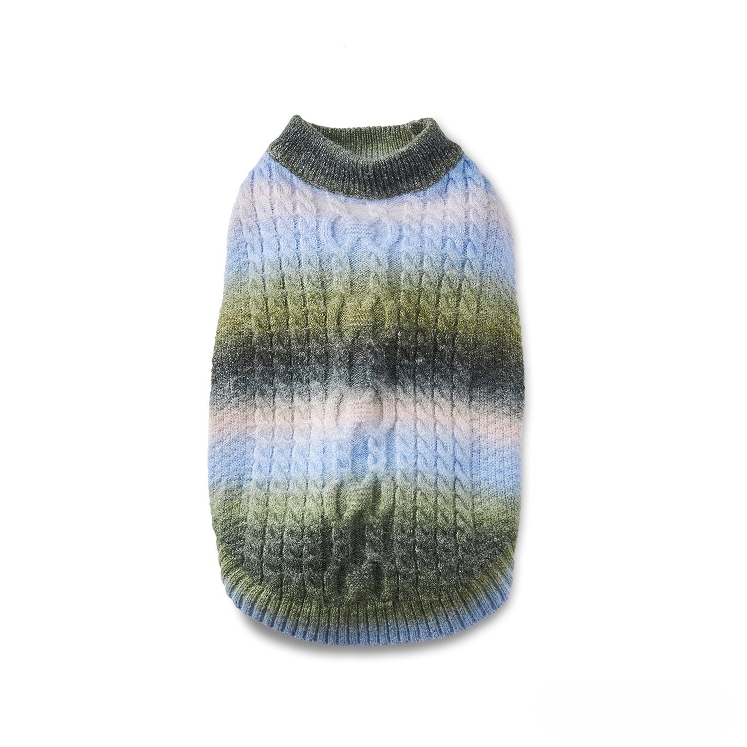 Wolters Strickpullover Marinello | Hundepullover mit Farbverlauf | Gr. 20 (Rückenlänge 19 - 21 cm)