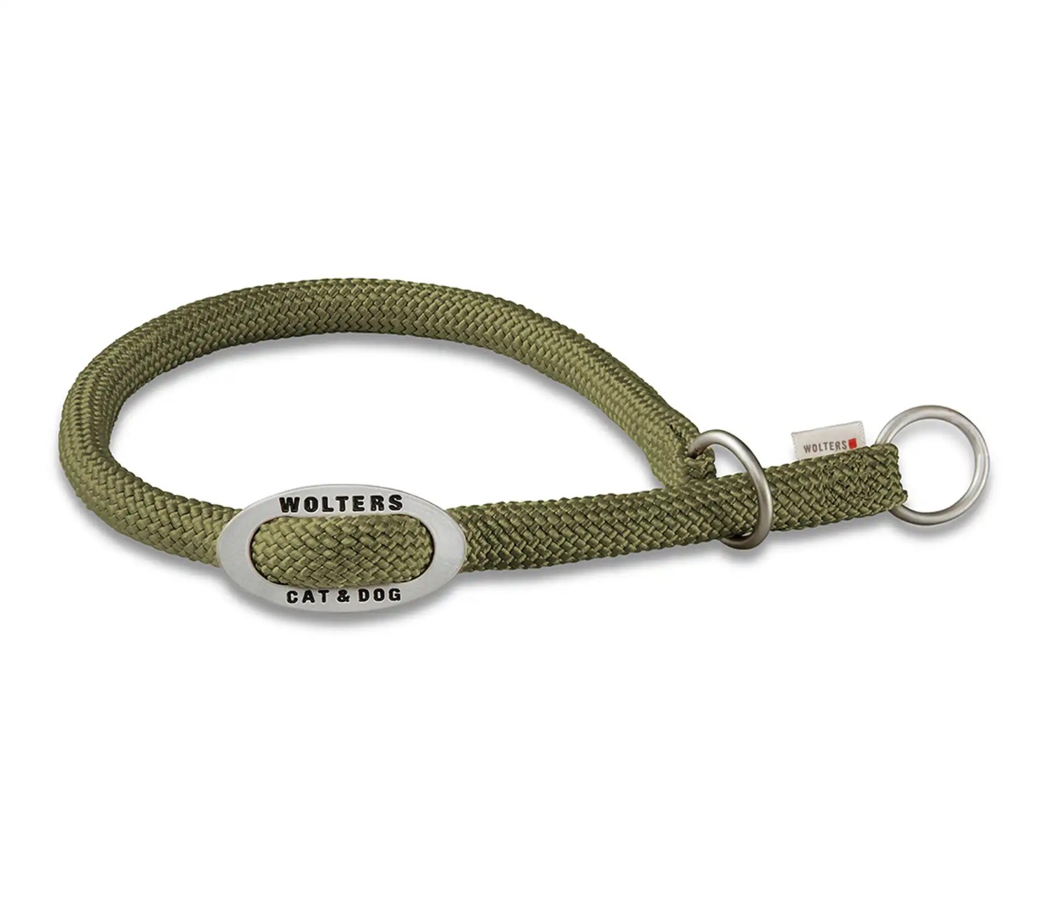 Wolters K2-Tauprogramm Schlupfhalsband Oliv | Hundehalsband mit Zugbegrenzung | Gr. 30 (30 cm x 0.9 mm)