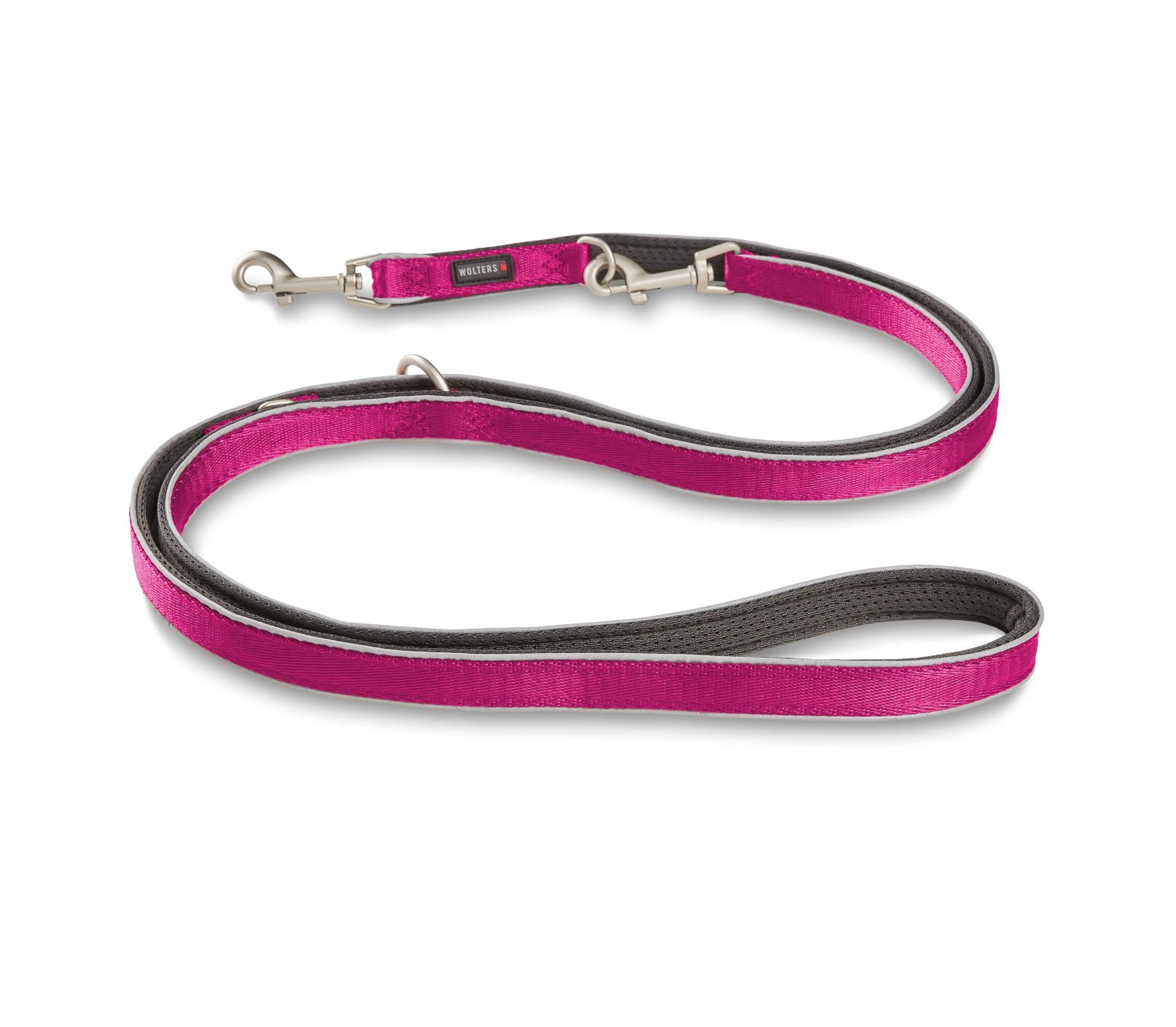 Wolters Active Pro Comfort Führleine | Farbe Magenta-Anthrazit | Größe XL - 200 cm x 30 mm