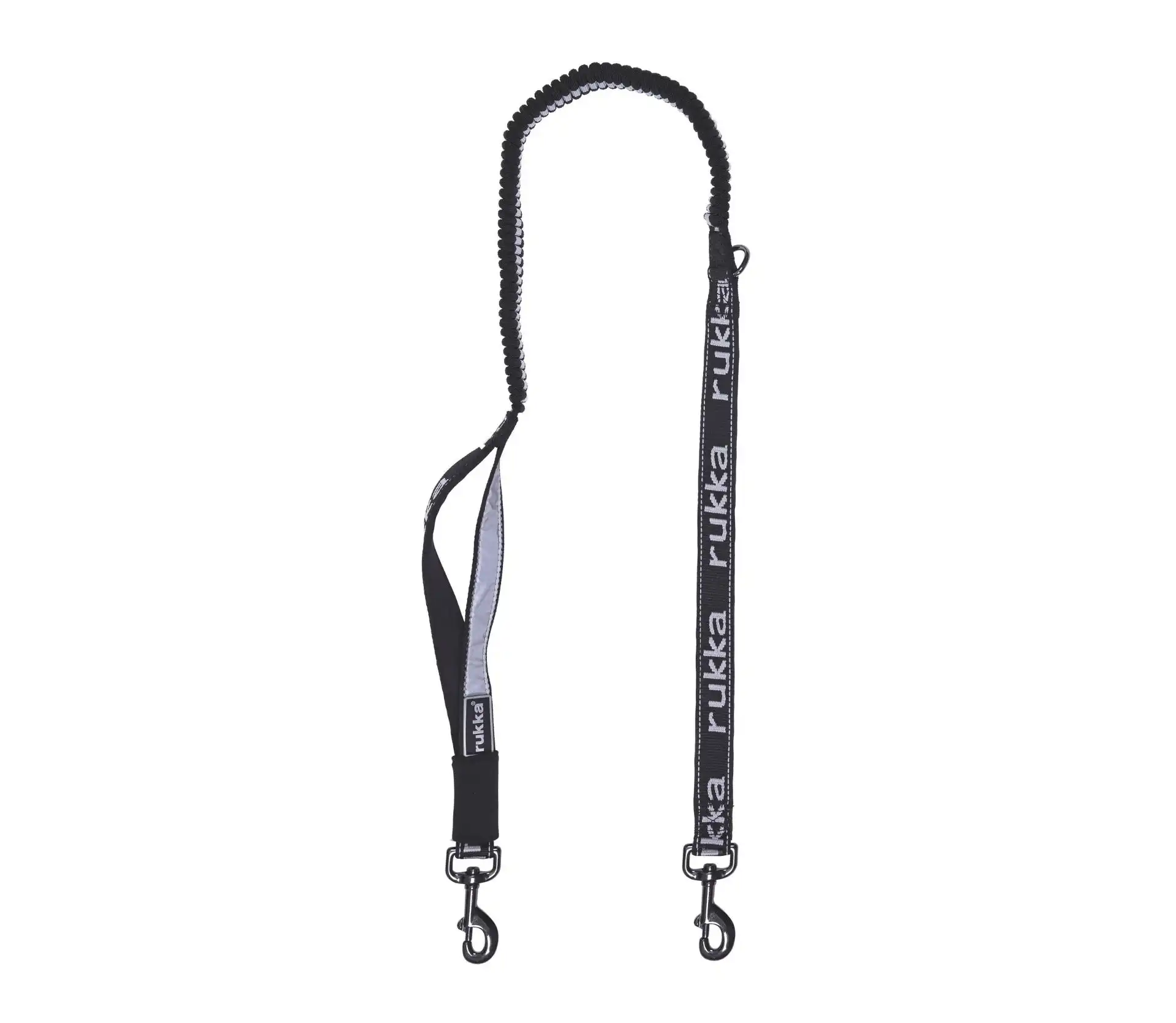 Rukka® Pets Hike Extension Leine | Erweiterungsleine | Schwarz-Grau