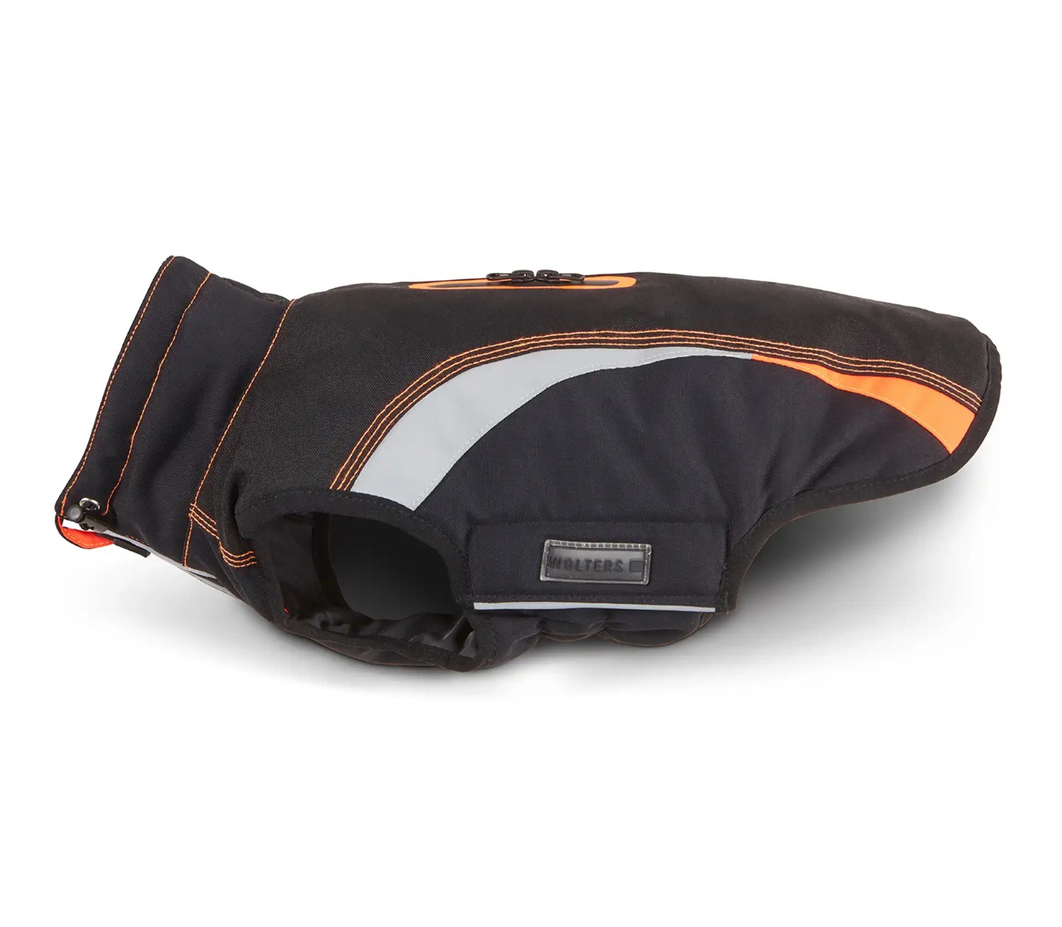 Wolters Outdoorjacke Xtra Strong | Strapazierfähige & robuste Jacke für aktive Hunde | Farbe Neon-Orange - Gr. 28 (Rückenlänge 27 - 29 cm)