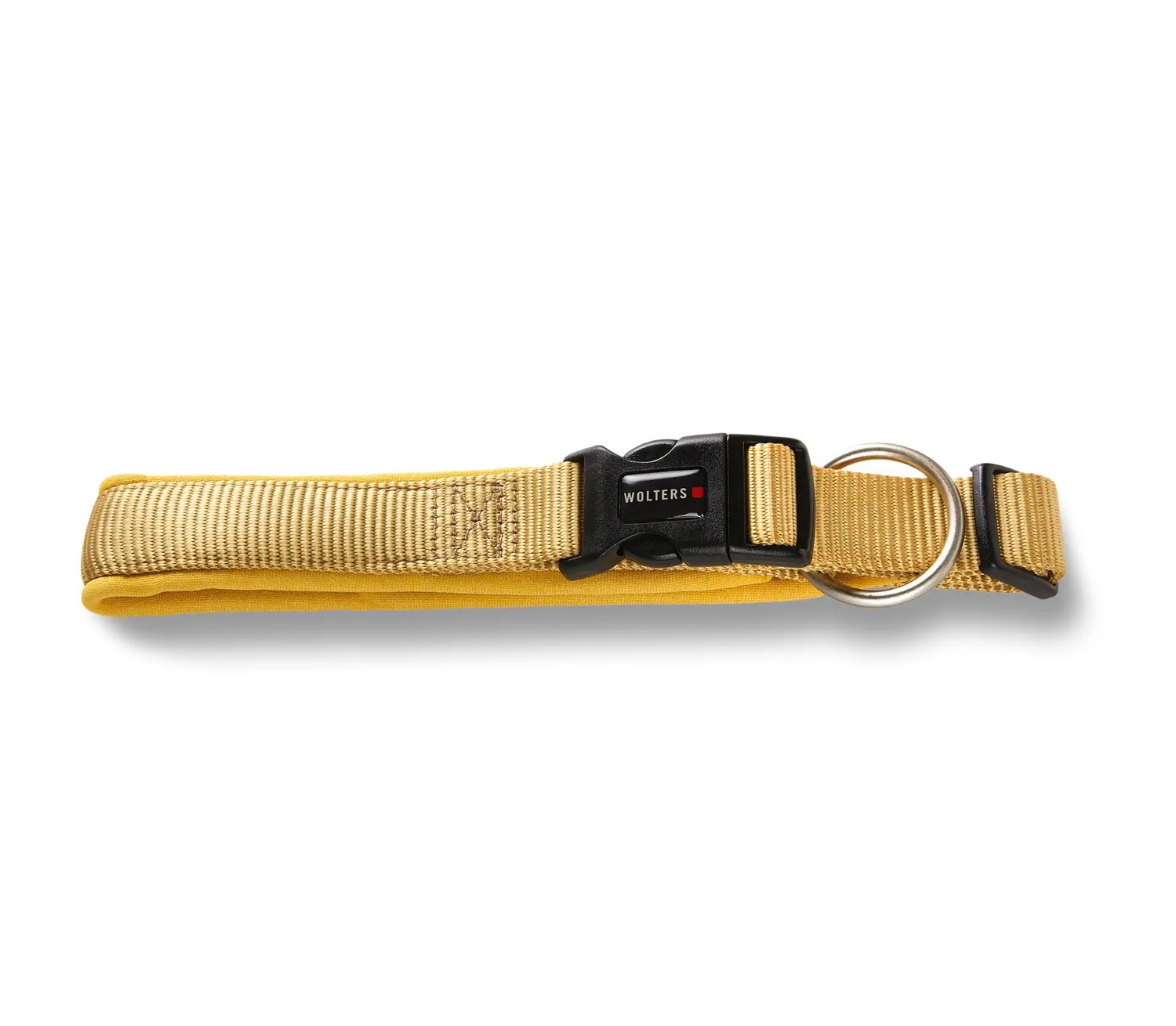WOLTERS Professional Comfort Hundehalsband Currygelb | Neopren-Polsterung & Schnellverschluss | Gr. 0 (25-28 cm x 15 mm)