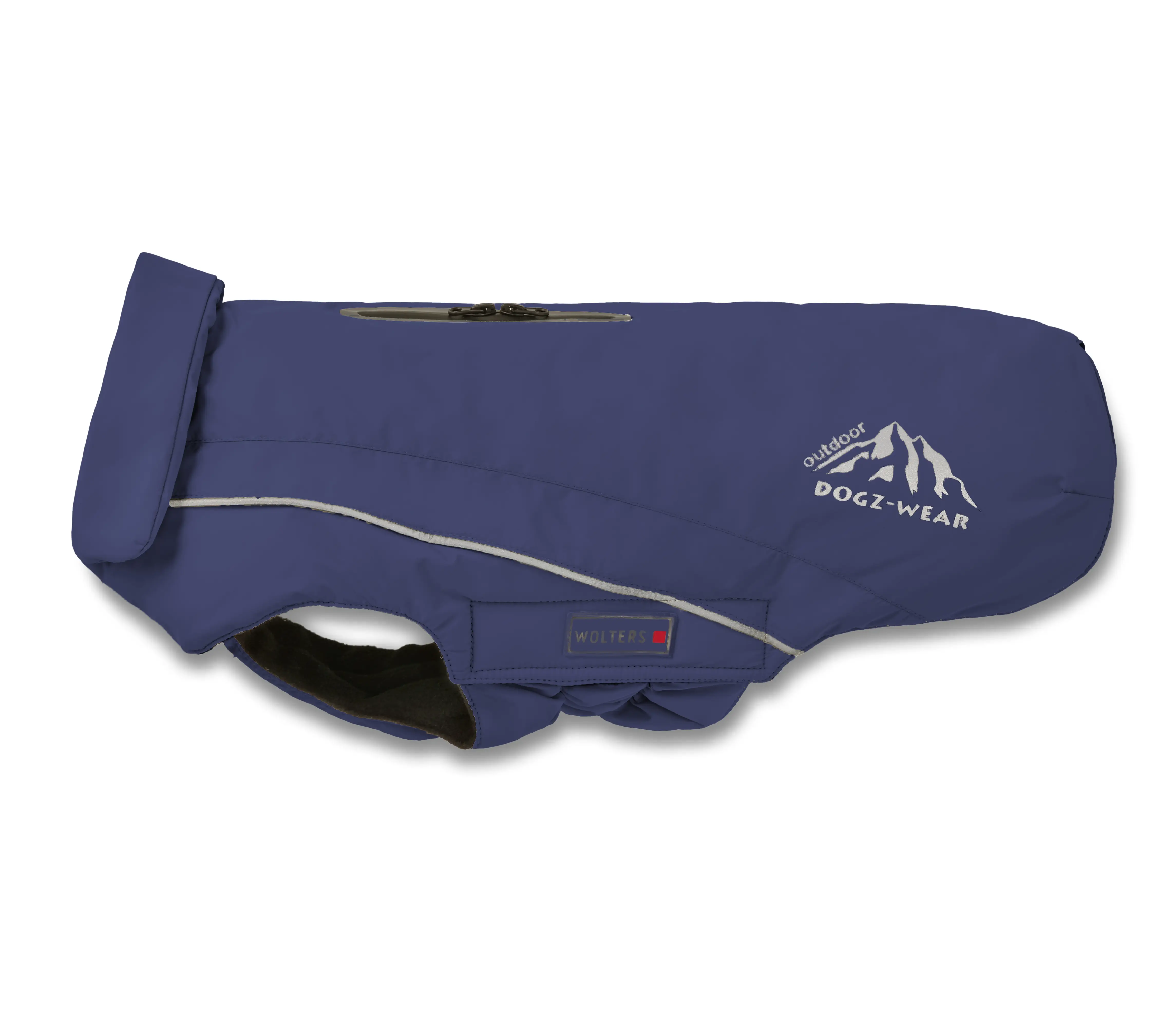 Wolters Wolters Skijacke Dogz-Wear | Wintermantel für Hunde | Farbe Dunkelblau | Größe 28 (Rückenlänge 27 - 29 cm)