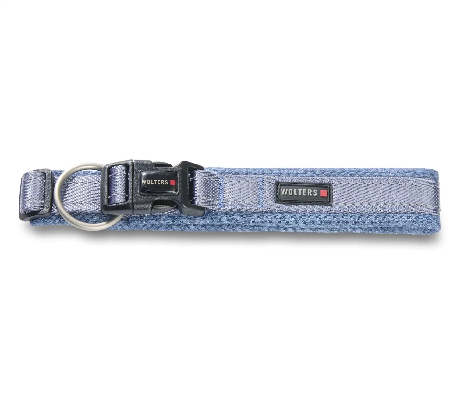 Wolters Halsband Light Mesh Jeans | Hundehalsband mit Sicherheitsverschlüssen | Größe L (Länge 50-57 cm)